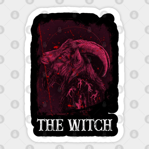 Black Phillip The Sinister Presence Of Evil Sticker by Chibi Monster